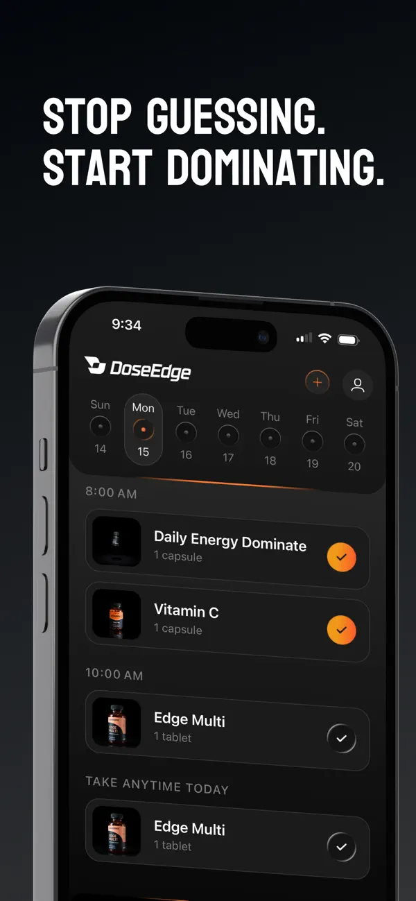 DoseEdge App Store product screenshot